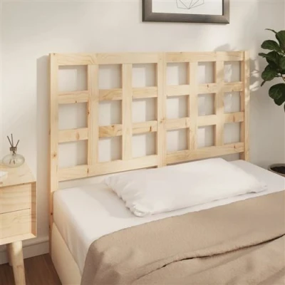 Afbeelding van Hoofdbord 125,5x4x100 cm massief grenenhout