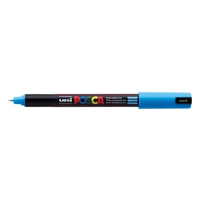 Image de Marqueur Pte calibrée extra fine POSCA PC1MR 0,7mm Bleu Clair