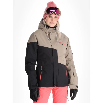 Afbeelding van Rehall TASHA R Dames Wintersportjas Zwart L Ski Jas Snowboardjas Gevoerde