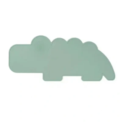 Afbeelding van Done By Deer Silicone Placemat Croco Green