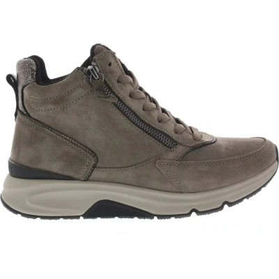 Afbeelding van Dames Veterschoenen Gabor 56.887.30 Rolling Soft Taupe Maat 6½