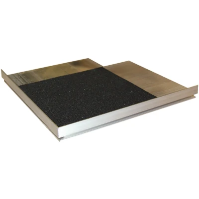 Afbeelding van Randoplossing buitenhoek incl. rubberpad prijs per stuk Gardenlux