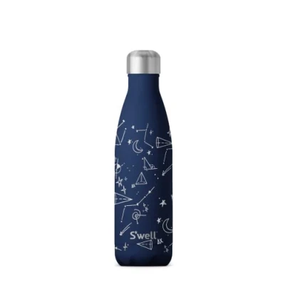 Afbeelding van S&#039;well Original Waterfles, Midnight Sky, 500ml. Vacuüm geïsoleerde drinkfles houdt drankjes koud en warm BPA vrije roestvrijstalen voor onderweg