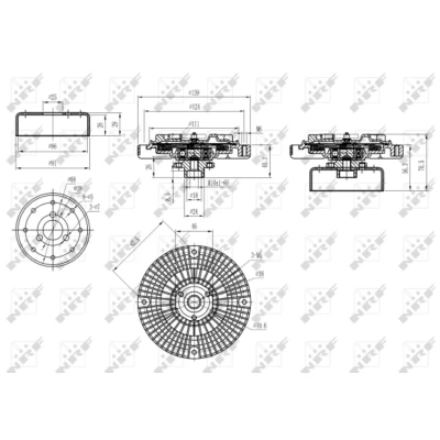 Afbeelding van Koppeling, radiateurventilator NRF 49584