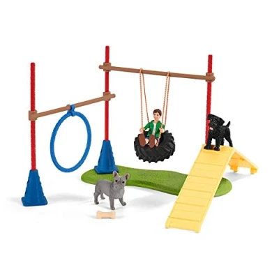 Afbeelding van Schleich Playset Farm World Puppy Agility Training Multi