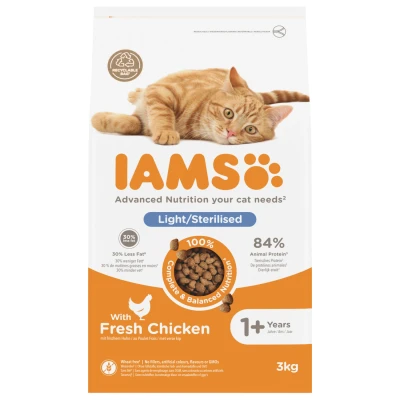 Afbeelding van Iams Cat Adult Sterilised Kattenvoer Kip 3 kg