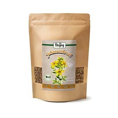 Afbeelding van Biojoy Biologische sint janskruid kruidenthee (250 g), gedroogd en gesneden (Hypericum perforatum)