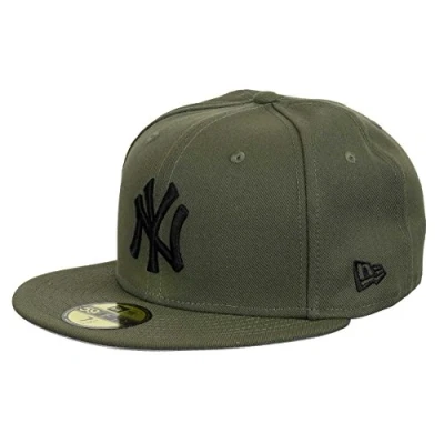 Afbeelding van New Era York Yankees 59fifty Basecap Olive Pack, olijf/zwart
