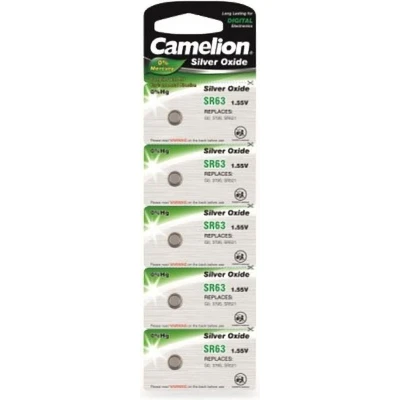 Afbeelding van Camelion SR63 / sg0 zilveroxide knoopcel 1.55 volt 5 stuks