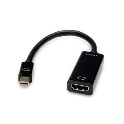 Afbeelding van Value 12.99.3142 DisplayPort kabel Mini / HDMI Adapterkabel stekker, A bus 0.15 m Zwart