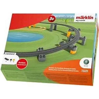 Afbeelding van Märklin My World Bouwstein set &quot;Hochbahn Steigung &amp; Geefälle&quot;