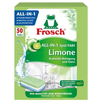 Afbeelding van Frosch Lemon Vaatwastabletten ECO 50 tabs