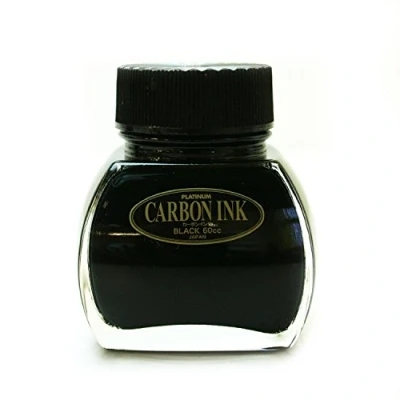 Afbeelding van Platinum Inktpot Carbon 60ML Black Gratis graveren