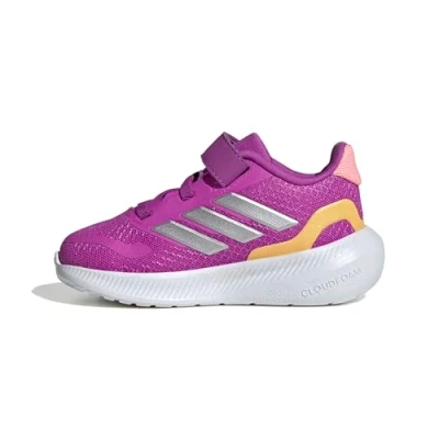 Afbeelding van adidas Runfalcon 5 schoenen voor kinderen, uniseks, Purple Burst Silver Metallic Semi Spark