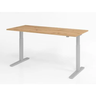 Afbeelding van XMKA 19 S 180x80 Bureau Elektrisch in hoogte verstelbaar. 180 x 80 Knoestige Eiken Tafelhoogte I verstelbaar