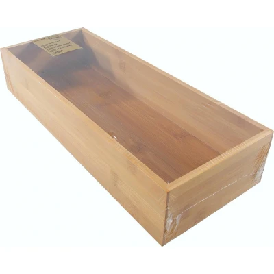 Afbeelding van Cookinglife Bestekbak Organic Bamboe 38 x 15 7 cm
