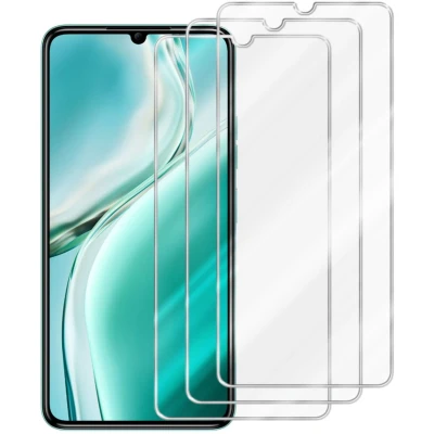 Afbeelding van Cadorabo 3x Screenprotector geschikt voor Oukitel C50 Beschermende Pantser Film in KRISTALHELDER Getemperd (Tempered) Display beschermend glas 9H hardheid met 3D Touch
