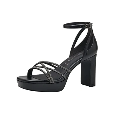 Afbeelding van Tamaris Dames 1 28032 30 Damessandalen met hak, zwart., 40 EU