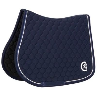 Afbeelding van Kentucky Horsewear Zadeldekje Onion Quilt 3D Logo Springen Navy