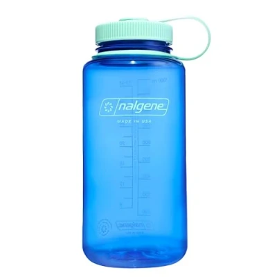 Afbeelding van Nalgene Wide Mouth drinkfles 1000ml BPA Free SUSTAIN Cornflower Blue