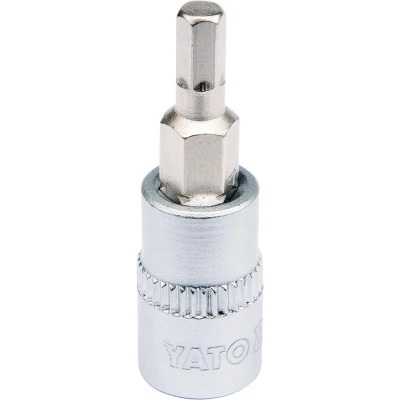 Afbeelding van YATO YT 04371 Steeksleutelelement DIN3120 4mm Chroom vanadium staal, gereedschapsstaal