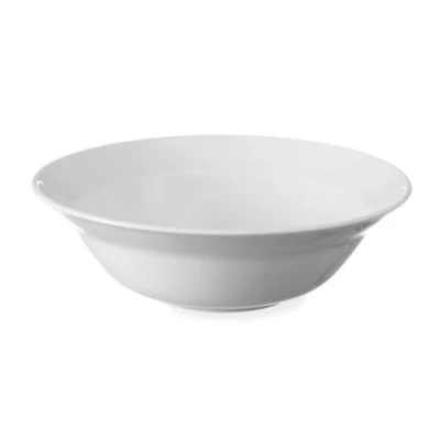 Afbeelding van Hendi Saladeschaal Versterkte randen Hoge kwaliteit glazuur ⌀250mm Wit porselein