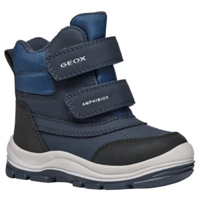 Afbeelding van Geox Snowboots voor kinderen, Maat: 26, Navy black Kunststof/ textiel