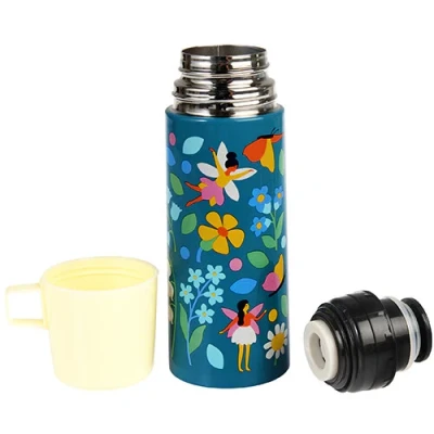 Afbeelding van Rex london rvs thermosfles met beker fairies in the garden 350 ml