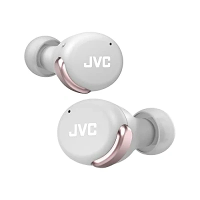 Afbeelding van JVC HA Z330T P Compacte draadloze oordopjes, actieve ruisonderdrukking, gering gewicht, stijlvol design, BT 5.2, (IPX4), 21 uur speeltijd, lage latency modus voor games, (roze) in ear