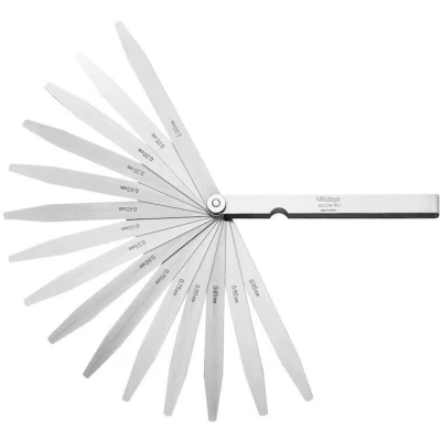Afbeelding van MITUTOYO 184 304S voelermaat met 20 bladen 0,05 1mm
