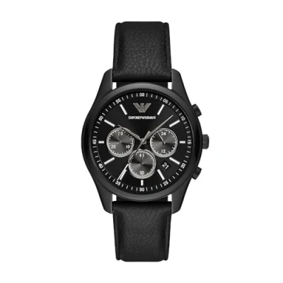 Afbeelding van Emporio Armani Watch Chronograaf, Heren, Maat: One Size, Black