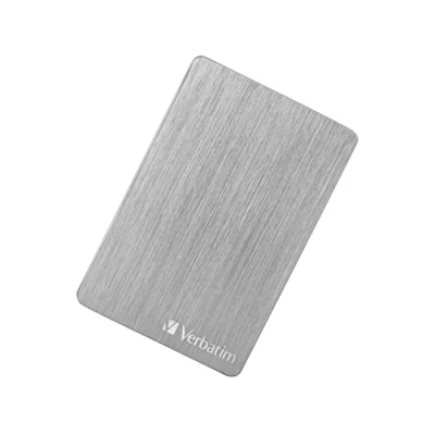 Image de Disque Dur Externe Verbatim Store &#039;n&#039; Go ALU Slim 53666 2To HDD 2.5 USB 3.2 Gen 1 Aluminium Argent