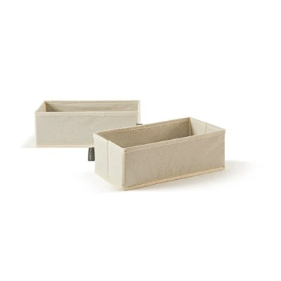 Afbeelding van Perfetto Piâ Easybox Organizer van stof, 28 x 14 9 cm, natuurlijke kleuren