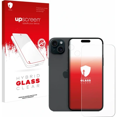 Afbeelding van upscreen Screenprotector voor Apple iPhone 15 Plus (Voor+Camera) Folie Beschermfolie Beschermglas transparant