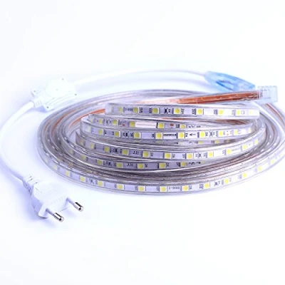 Afbeelding van Led Tape, Strip, Heldere Strip 220v, 5050 IP65 Waterdichte Koel Wit (20m)