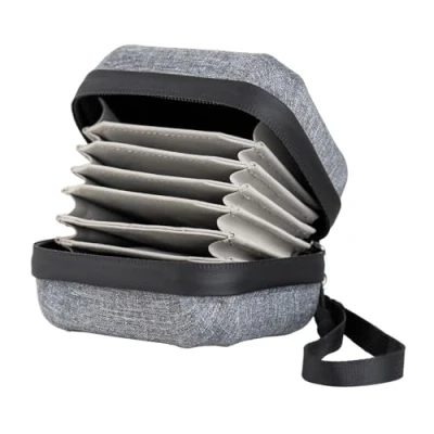 Afbeelding van JJC Camerafilterhoes, draagtas voor filters, waterdicht en stofdicht lens, grijs., tas organizer