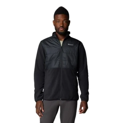 Afbeelding van Columbia Basin BUTTE FULL ZIP Fleecejas, Heren, Maat: Small, Black