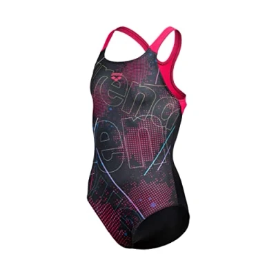 Afbeelding van Arena Performance Galactics Badpak voor kinderen, Maat: 116, Black reak rose