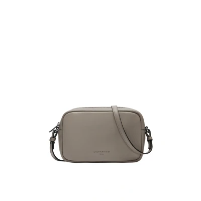 Afbeelding van LIEBESKIND BERLIN Leren Schoudertas Maia Crossbody Bag Neutral Gray Taupe