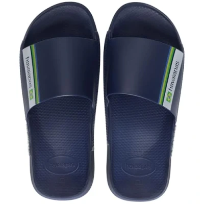 Afbeelding van Havaianas Slide Brasil Badslippers, Maat: 37 38, Midnight blue Kunststof