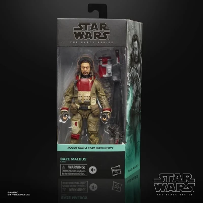 Afbeelding van Star Wars The Black Series, Baze Malbus, verzamelfiguur, 15 cm, Rogue One: A Story, voor kinderen, vanaf 4 jaar