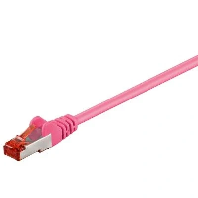 Image de Cat 6 500 lc sstp pimf magenta 5m goobay 95515