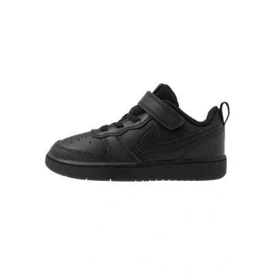 Afbeelding van NIKE Sportswear Court Borough LOW 2 (TD) Sneakers laag voor kinderen, Maat: 19.5, Black Leer en textiel