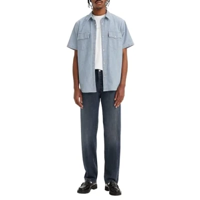 Image de Levi&#039;s 501 Original Blue Black stretch, Bleu et noir 36W / 36L