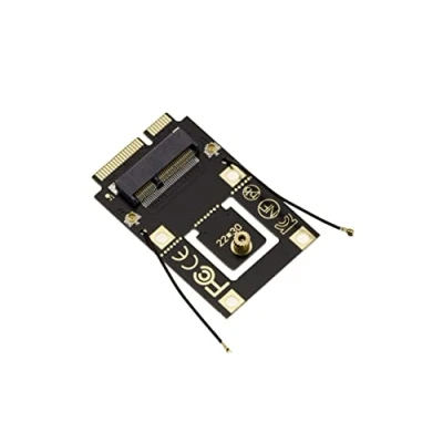 Afbeelding van KALEA INFORMATIQUE M2 E A Key naar MiniPCIe Adapter voor het monteren van een M.2 2230 WiFi Bluetooth kaart op Mini PCIe poort