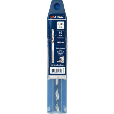 Afbeelding van Centreerboor HSS tbv gatzagen 6.35x90mm