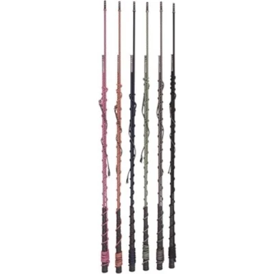 Afbeelding van Harry&#039;s Horse Longeerzweep Deelbaar Zwart/Kobalt 180cm Agradi.be
