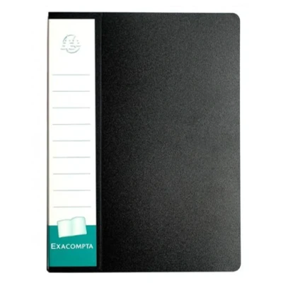 Image de Porte Vues Exacompta polypropylène 8/10e 40 Noir