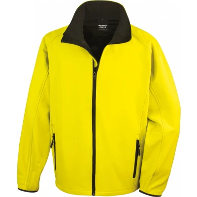 Afbeelding van Result Core Printable Soft Shell R231M Yellow / Black