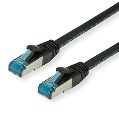 Afbeelding van VALUE Patchkabel Kat.6A (Class EA) S/FTP (PiMF), LSOH, zwart, 2 m